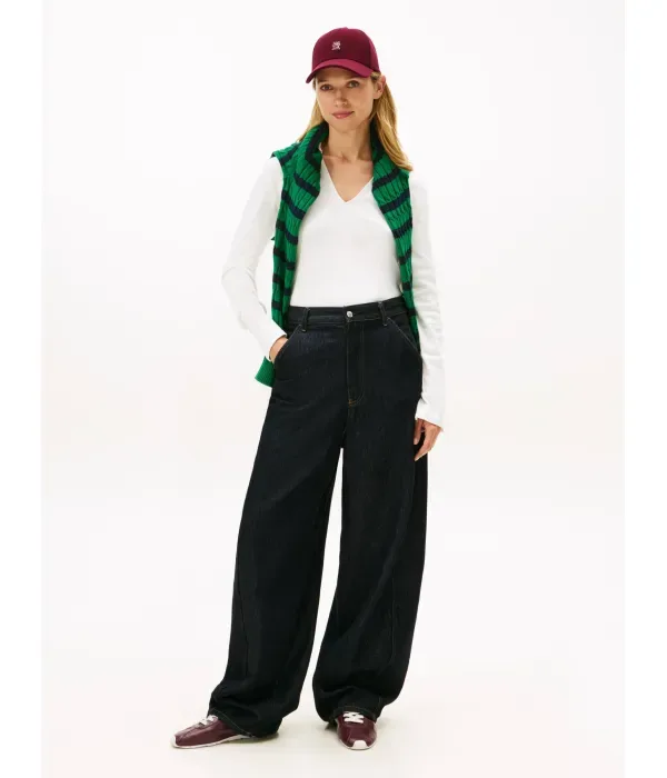 Полюс slim fit Tommy Hilfiger, экрю — фото 2