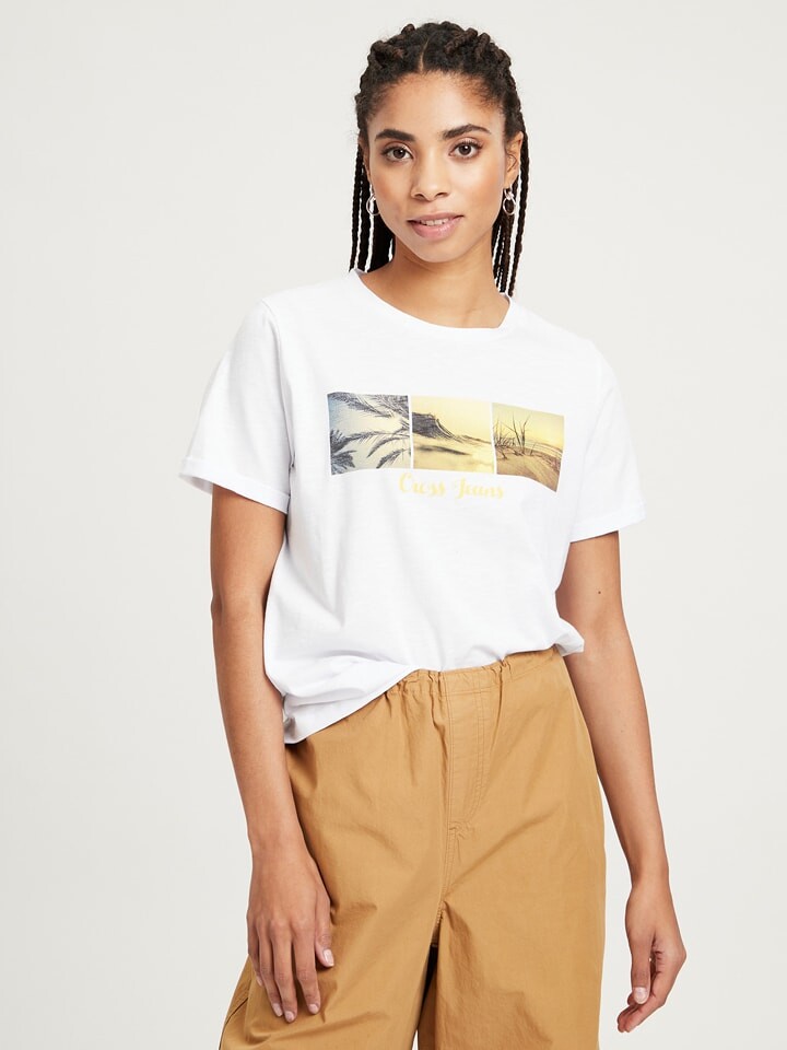 

Футболка Cross Jeans, белый