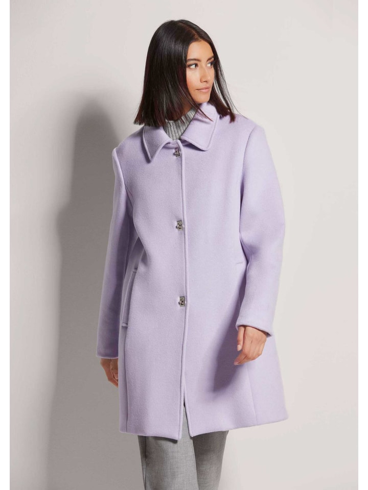 

MADELEINE Длинное шерстяное пальто светло-аметистового цвета