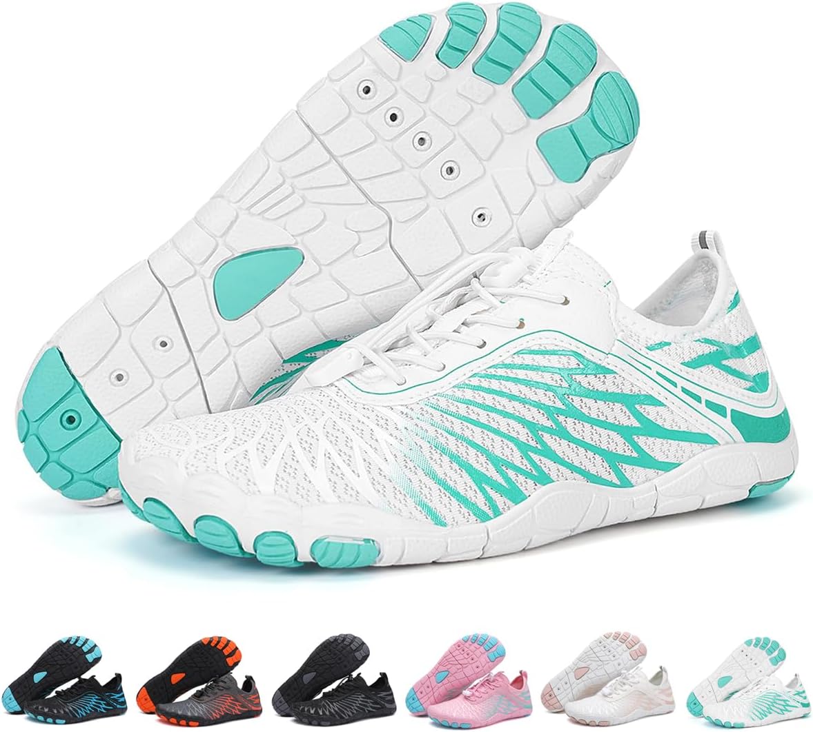 

Кроссовки для походов для женщин и мужчин, профессиональная здоровая и противоскользящая водная обувь для женщин и мужчин, кроссовки с широкой передней частью, кроссовки-ботинки унисекс Eleton, Whitegreena