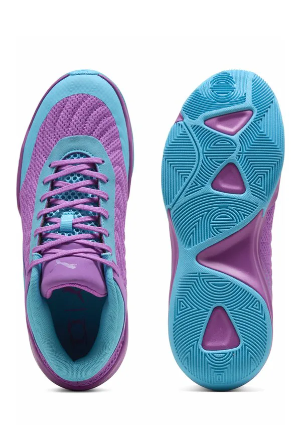 Баскетбольные кроссовки court pro 2 Puma, Pure Magenta-Bright Aqua — фото 3