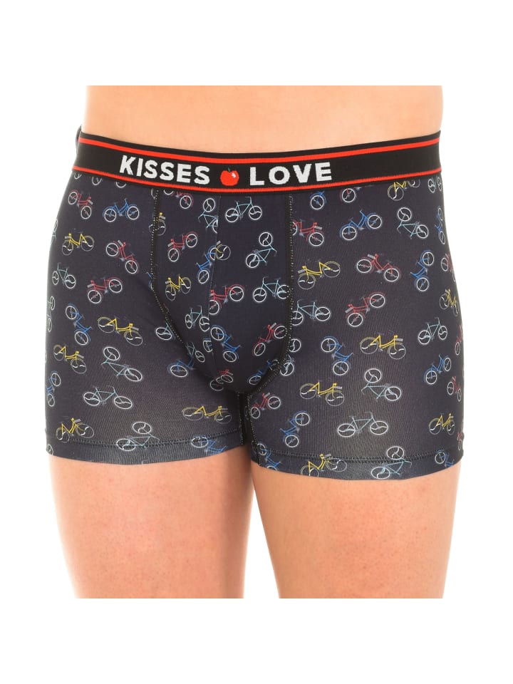

Боксеры Kisses and Love, разноцветный