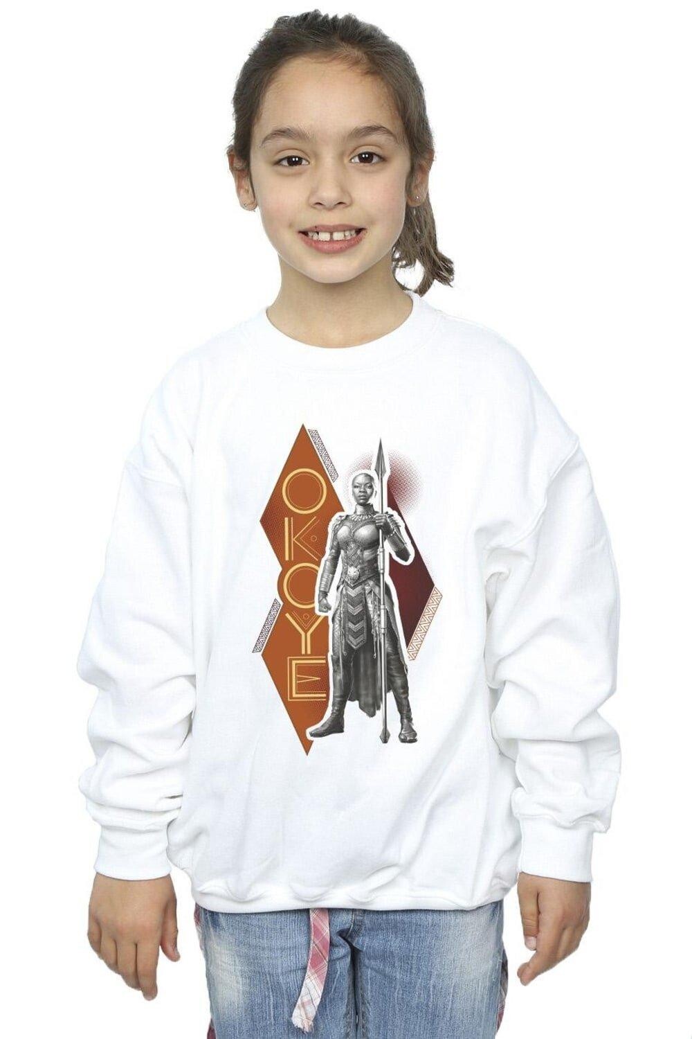 

Толстовка Wakanda Forever Okoye Stance Marvel, белый