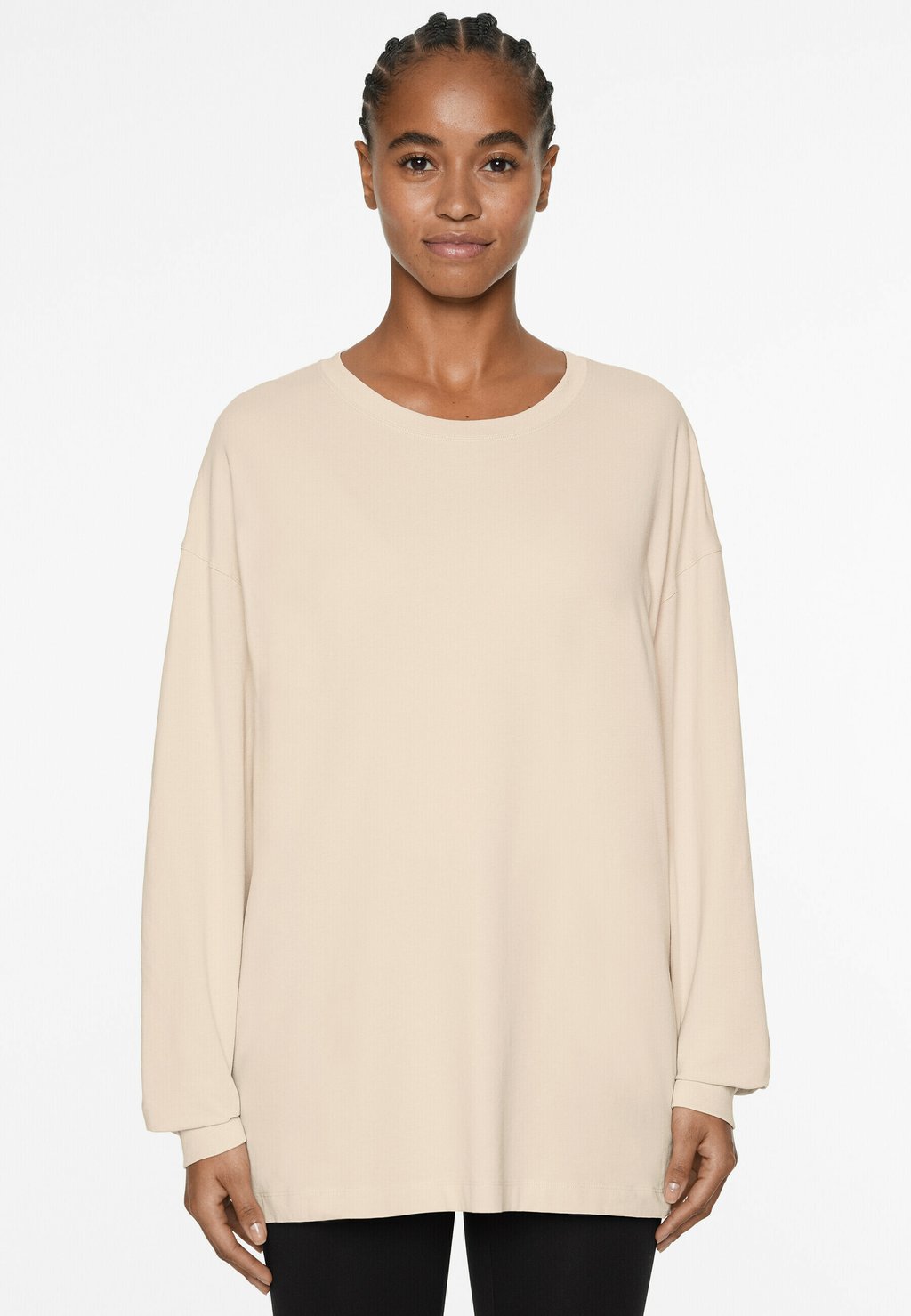 

Футболка с длинным рукавом COTTON BLEND LONG OYSHO, бежевый