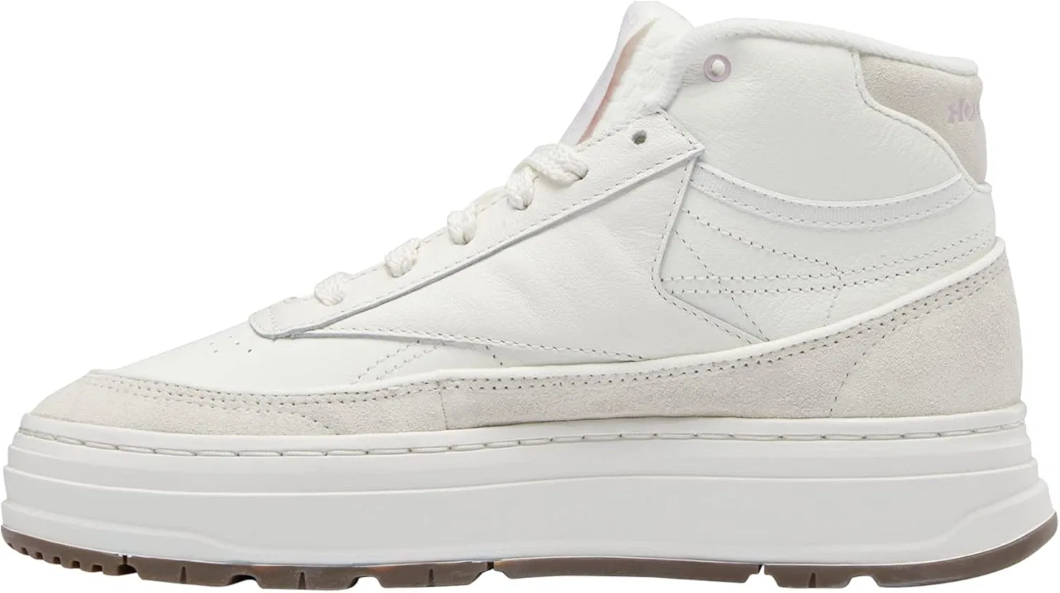 Женские кроссовки Reebok Lifestyle Club C Geo Mid, White Pink Yarn — фото 2