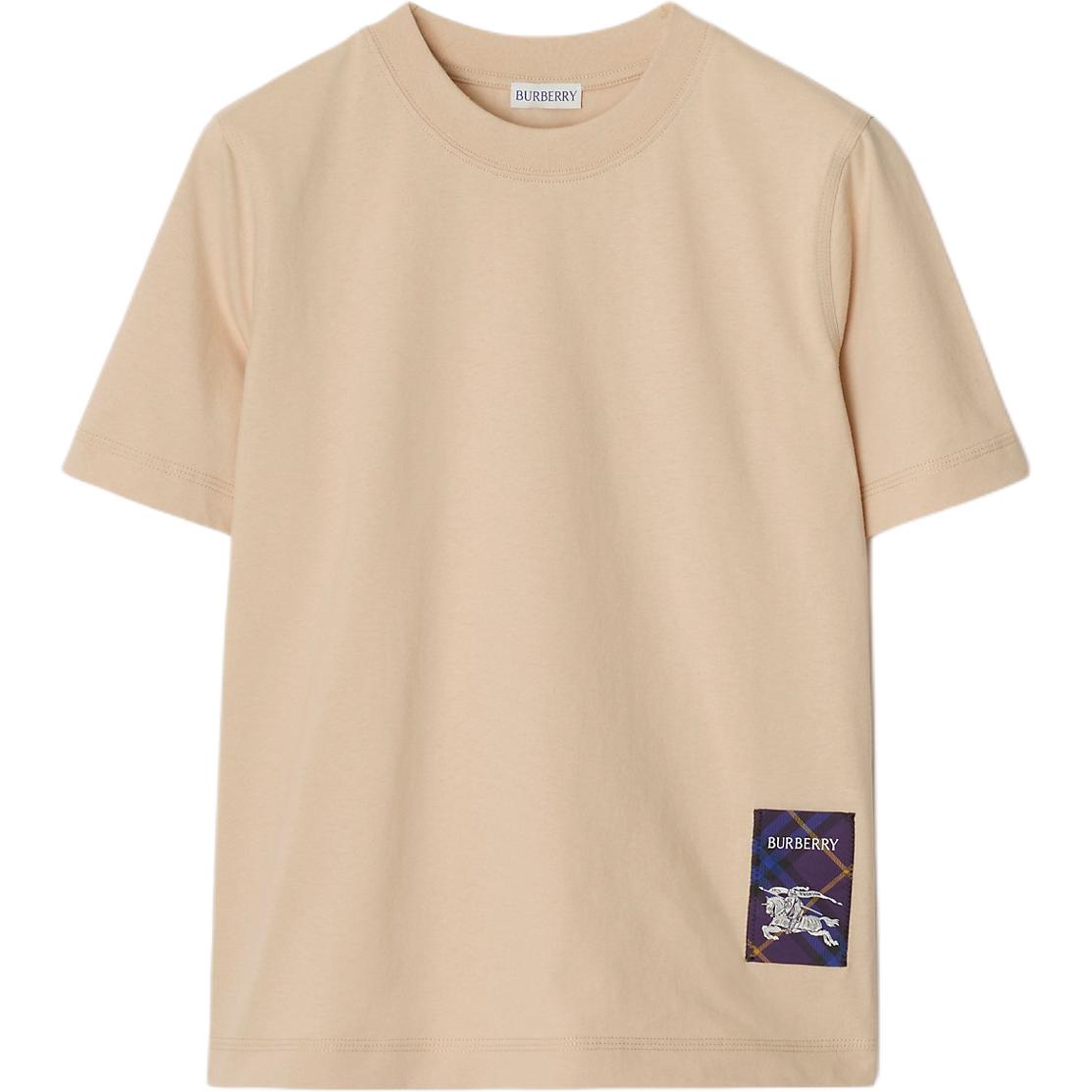 

Хлопковая футболка Burberry, Tea Cup Color