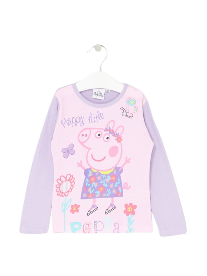 

Лонгслив Peppa Pig Langarmshirt Peppa Pig, фиолетовый