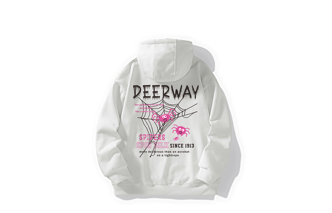 

Толстовка Unisex Hooded Moderate Regular DEERWAY, белый