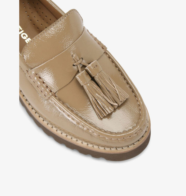 Кожаные мокасины с кисточками Minnie Kg Kurt Geiger, коричневый — фото 3