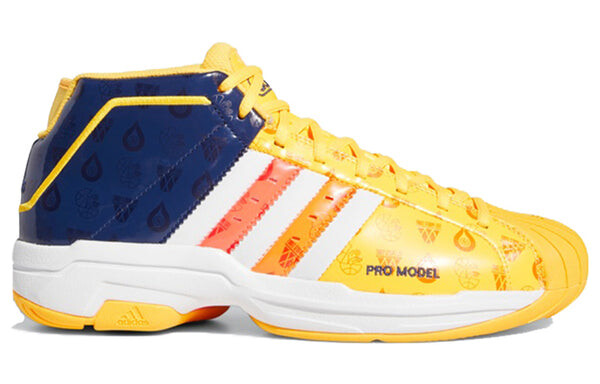 Кроссовки pro модель 2g Adidas, желтый — фото 2