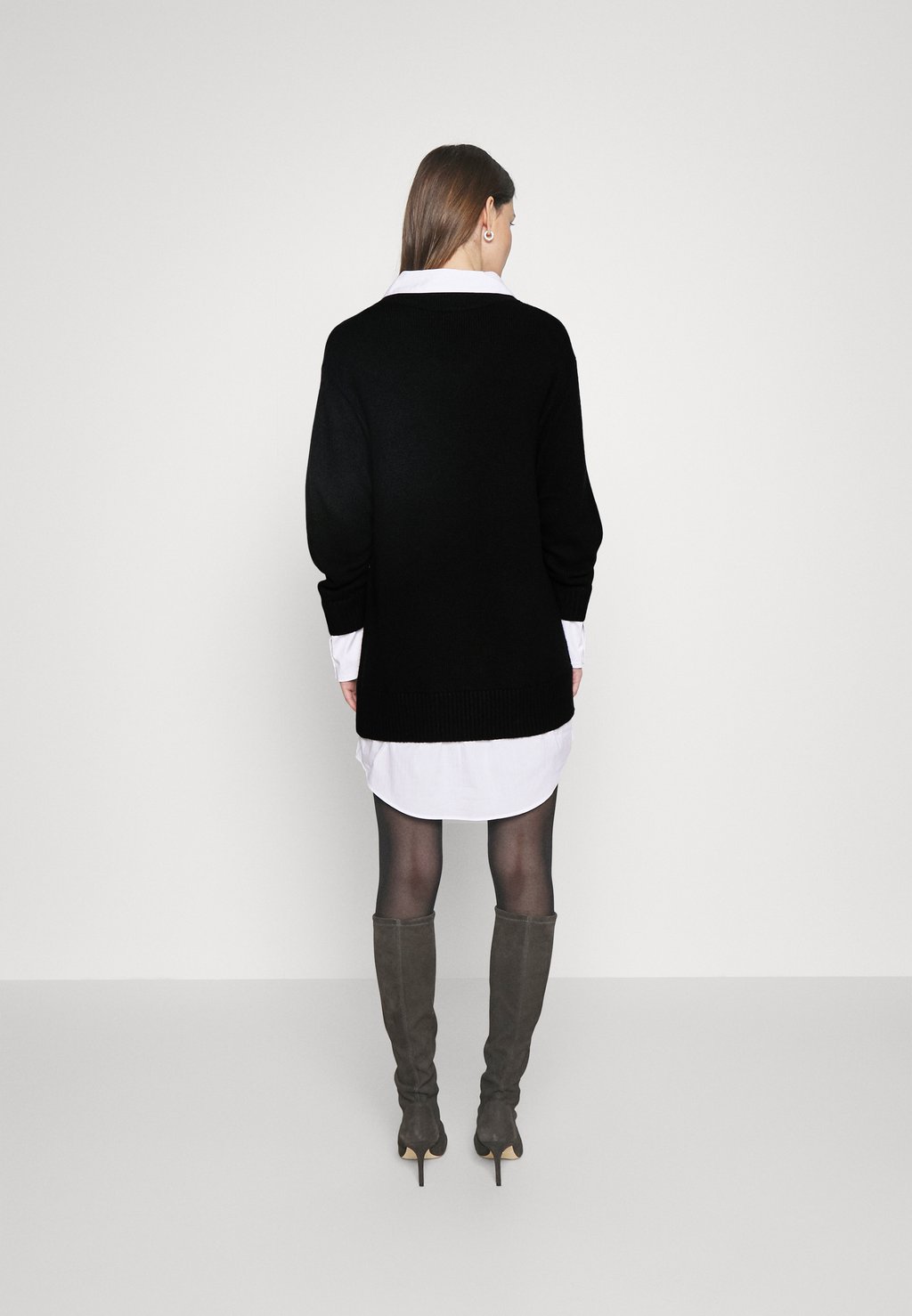 

Платье-джемпер COLLAR SANTINA DRESS Cinq à Sept, черный