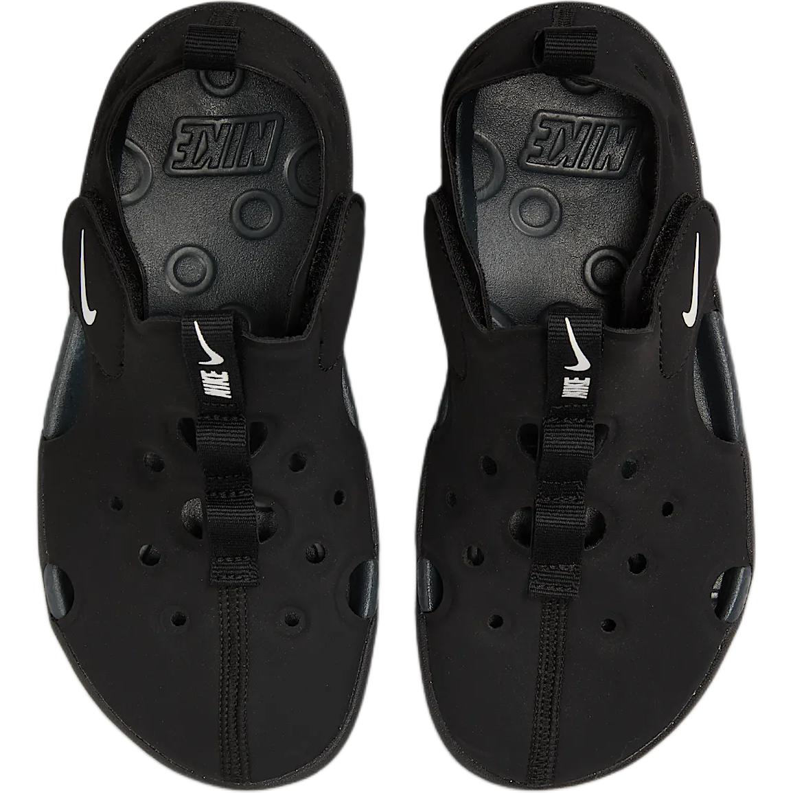 Nike Детские сандалии Rebound Low Top с противоскользящей подошвой, черные, для детей от 3 до 7 лет — фото 3