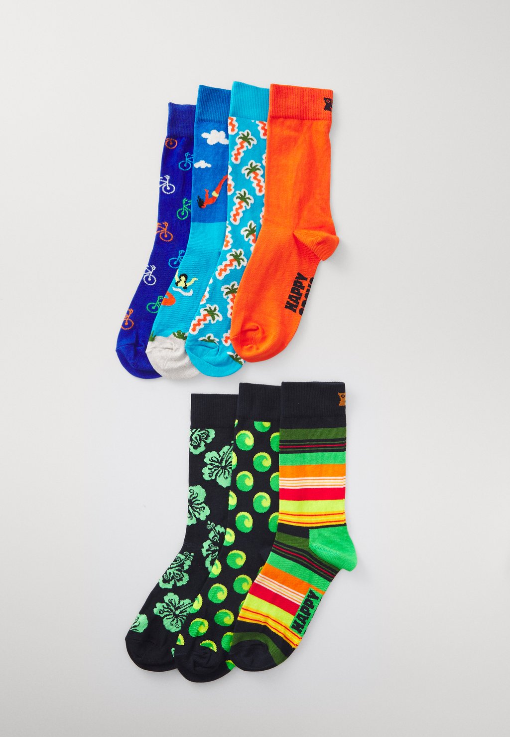 

Носки SEVEN DAY VACAY GIFT SET UNISEX 7 PACK Happy Socks, синий