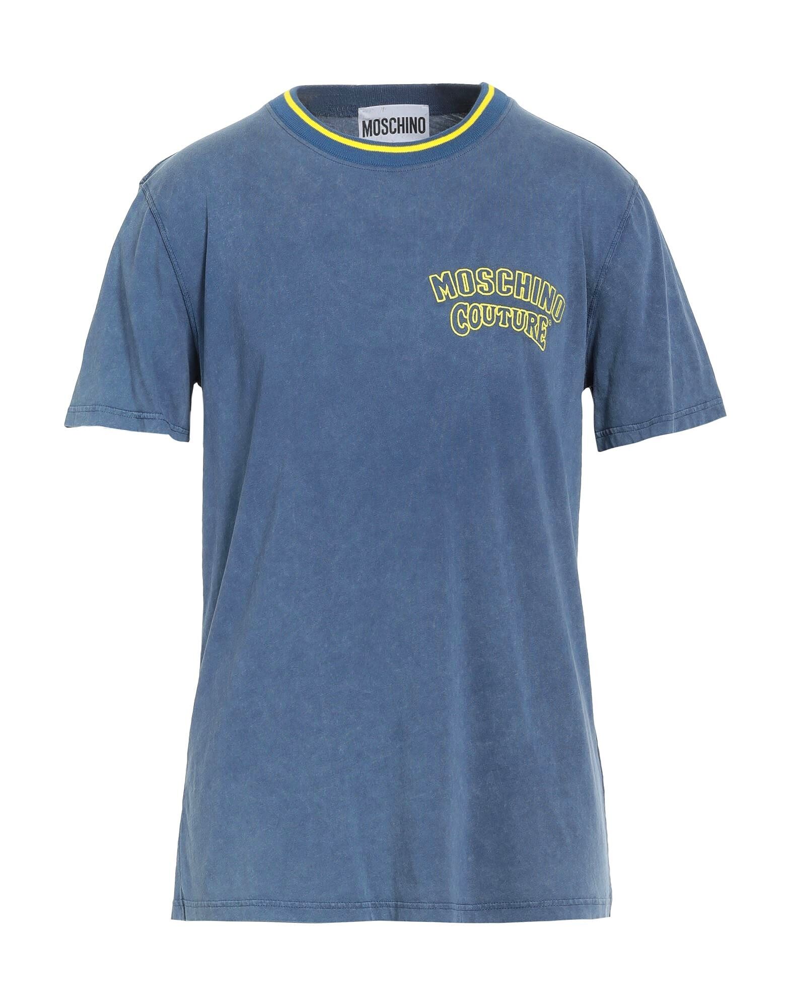

Футболка Moschino, серо-синий