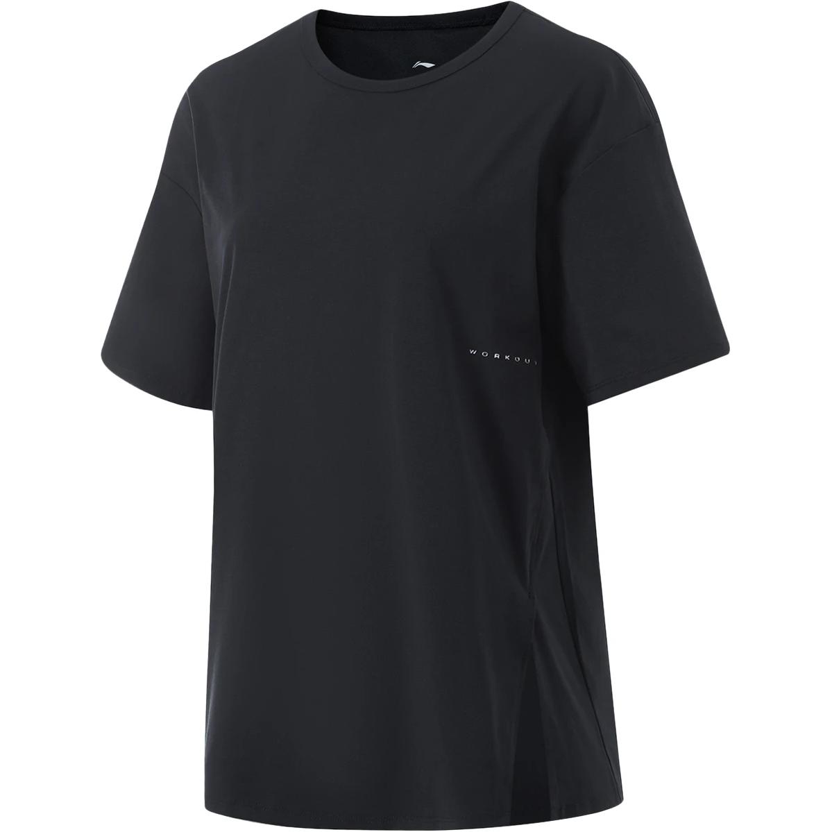 

LINING Футболка Fitness Series женская black, Черный, LINING Футболка Fitness Series женская black