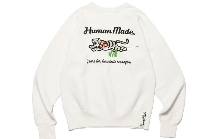 

Футболка Tiger Tsuriami HUMAN MADE, белая