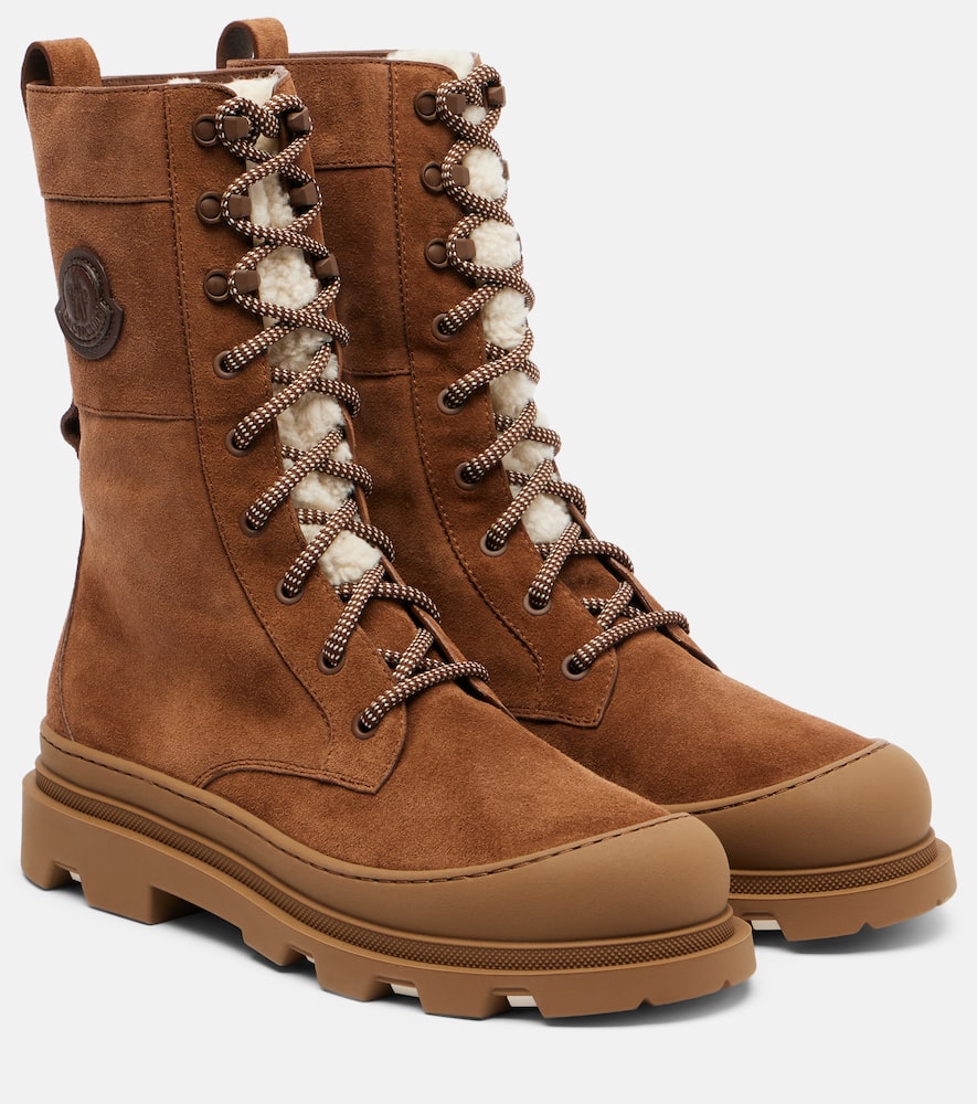 Ботинки Vera из замши на шнуровке Moncler, 27B