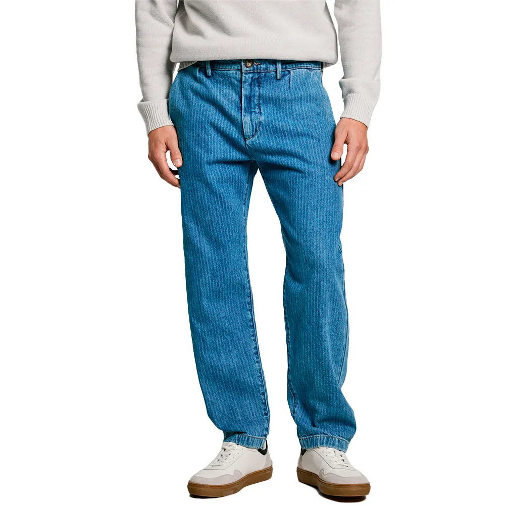 

Брюки чинос Pepe Jeans Relaxed, синий