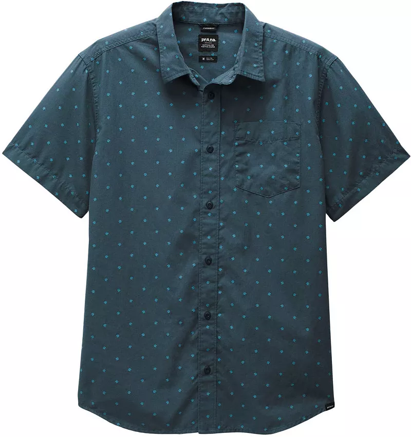

Мужская рубашка prAna Tinline, цвет Grey Blue Water
