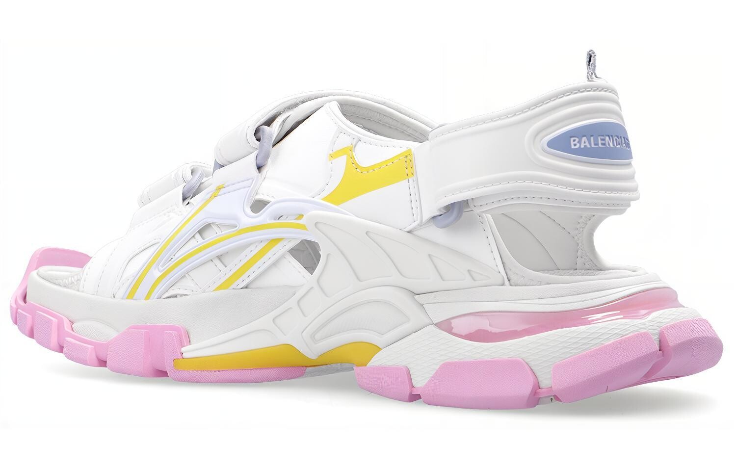 Пляжные сандалии Track 2.0 женские белые Balenciaga — фото 3