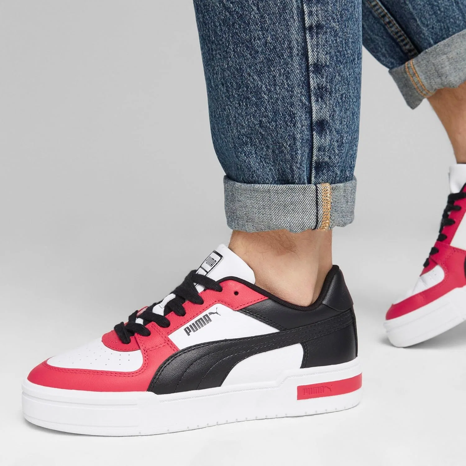Кроссовки PUMA CA Pro Classic из белой кожи — фото 2