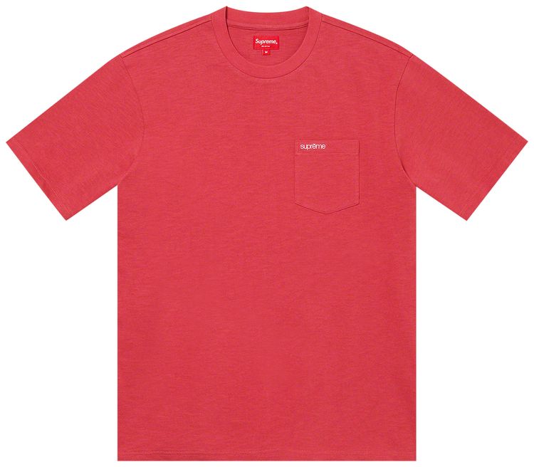 

Футболка Supreme Short-Sleeve Pocket Tee 'Red', красный