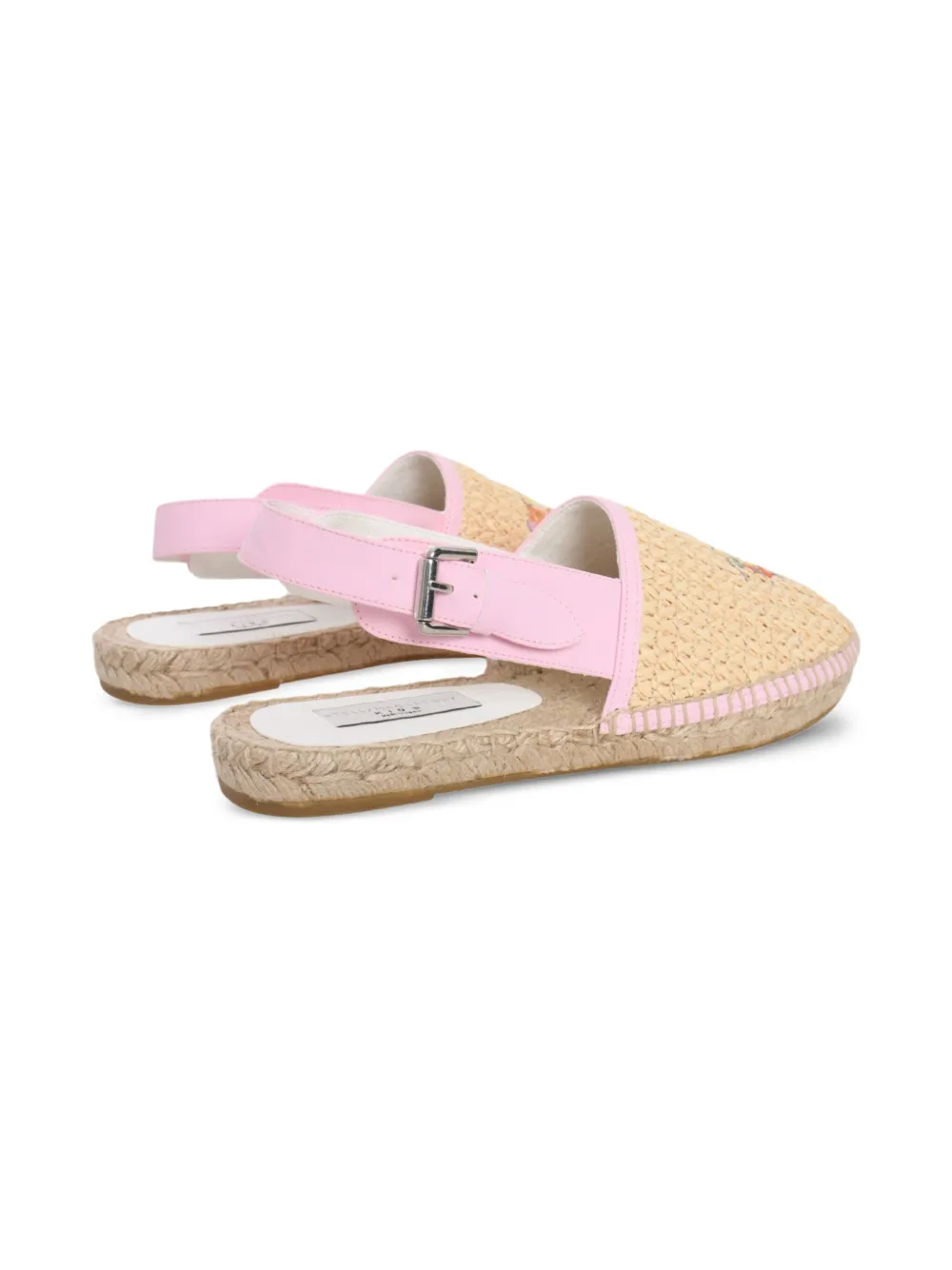Эспадрильи с графичным принтом Stella McCartney Kids, нейтральный — фото 3