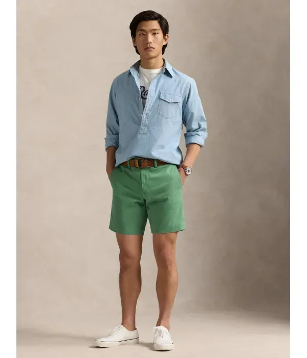 Шорты Бедфорд straight fit Polo Ralph Lauren, зеленый — фото 2
