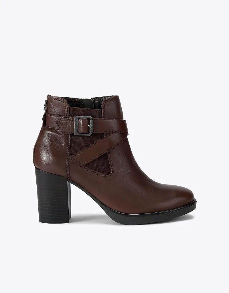 Ботильоны Carvela Silver 2 Mid из темно-коричневой кожи