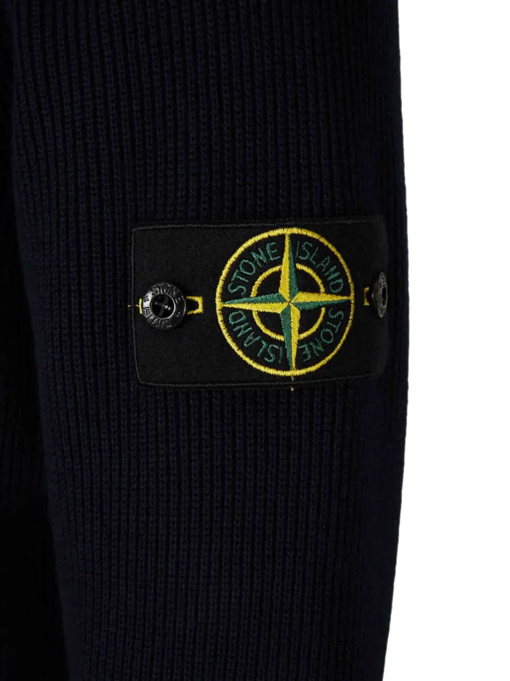 Свитер с высоким воротом Stone Island, синий — фото 4