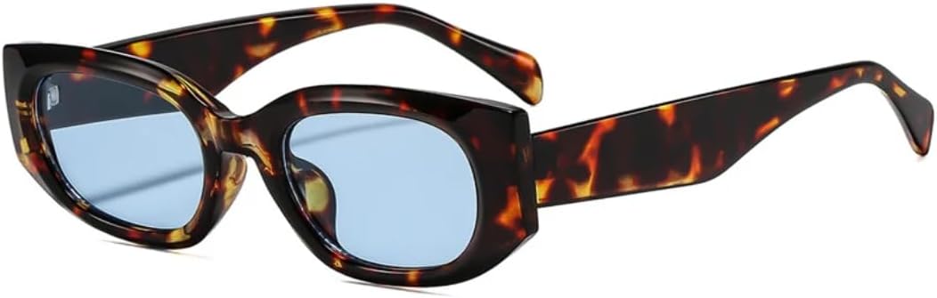 

Солнцезащитные очки с защитой UV400 | Кошачий глаз, леопардовый принт, синий | для женщин и мужчин, для занятий спортом на открытом воздухе и вождения DSVIGF, Leopard Blue