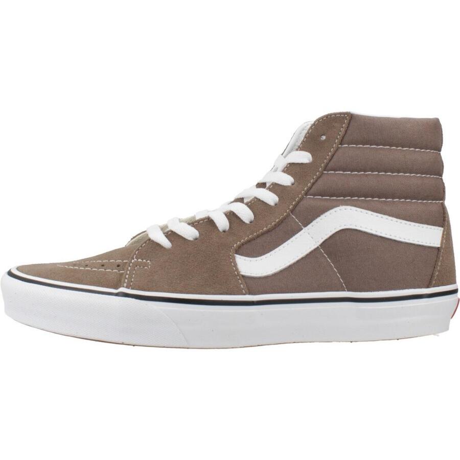 Кроссовки Vans модель Sk8-hi цвет коричневый — фото 2