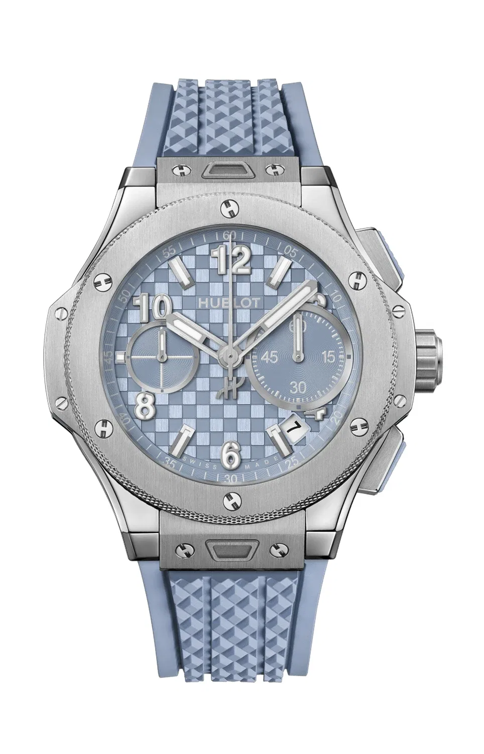 BIG BANG ORIGINAL UNICO ТИТАНИЙ УГОЛЬНО-СИНИЙ 43 ММ - 431.NX.717B.RX HUBLOT, серебряный