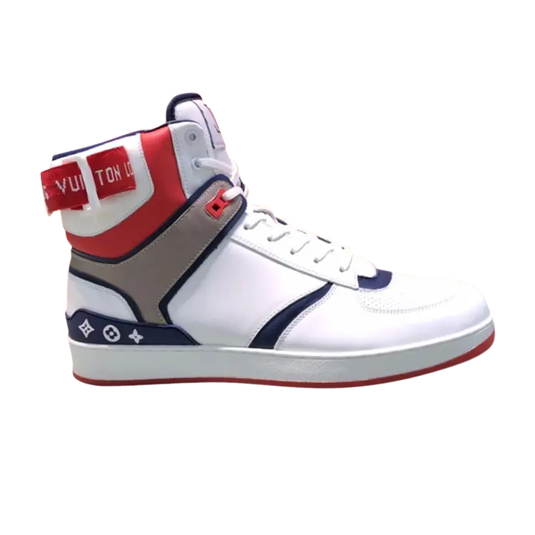 

Кроссовки Louis Vuitton Rivoli Sneaker Boot 'White Blue Red', белый