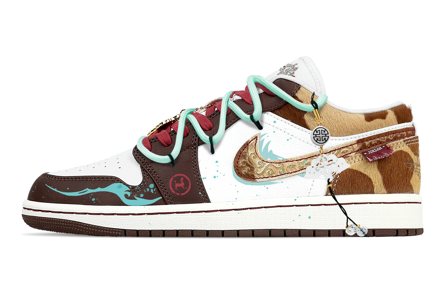 

Air 1 Soaring Horse Leaping Horse Low top Vintage баскетбольные кроссовки мужские tan Jordan, tan