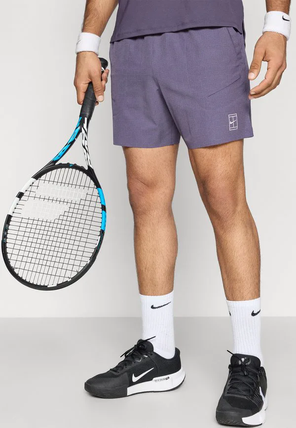 Спортивные шорты nikecourt advantage с коротким принтом Nike Performance, Dark Raisin/White — фото 4
