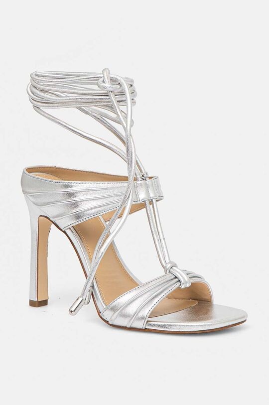 

Кожаные сандалии Gabriella Michael Michael Kors, серебряный