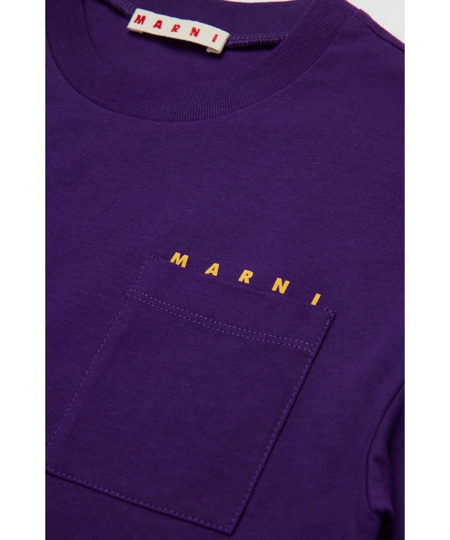 Детская футболка MARNI с логотипом чёрная — фото 4