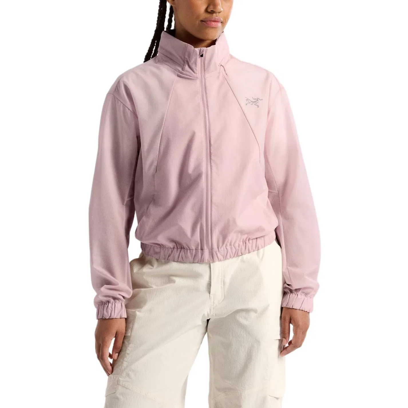 Куртка ветрозащитная Arc'teryx NAYA Wind Shell Women's Arcteryx, Evening Mist Pink/Alpine Rose