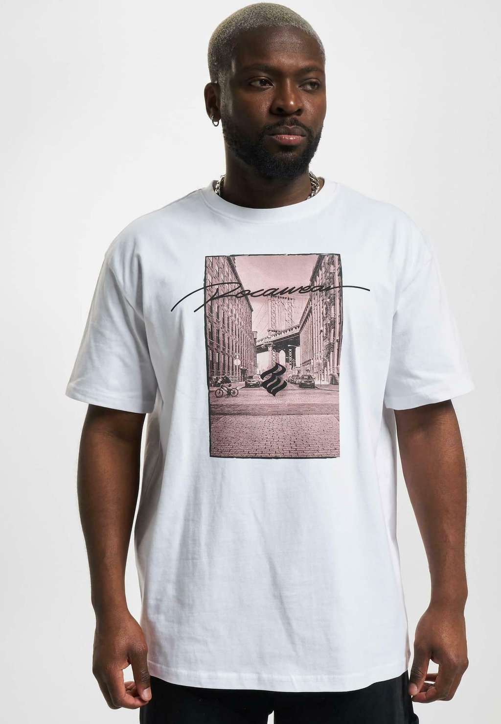 

Рубашка с принтом Rocawear, белый