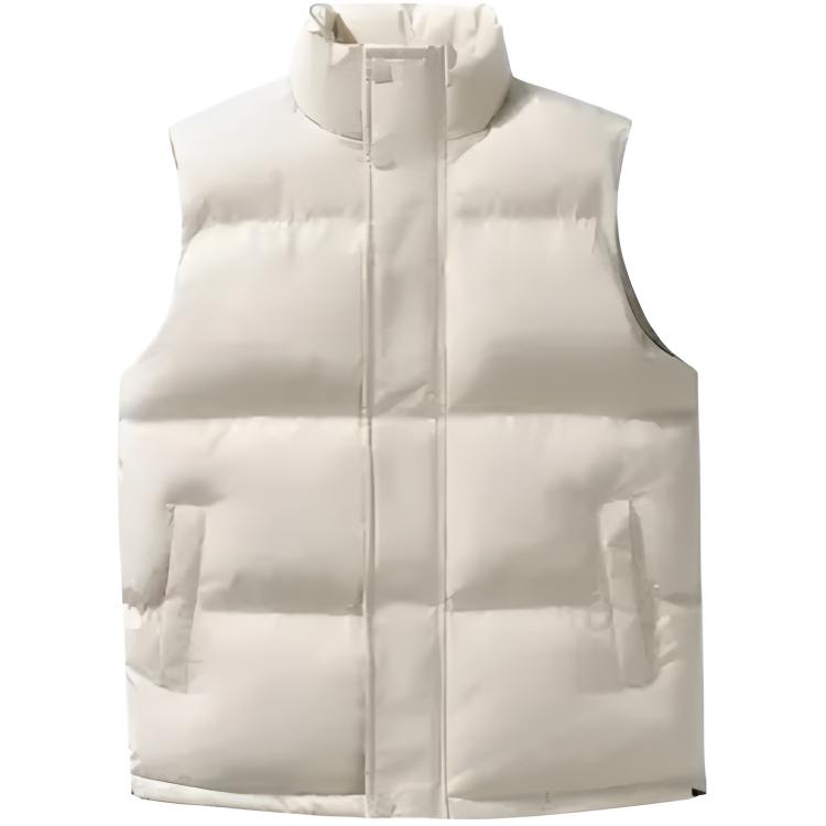 

Жилет Unisex Stand Collar утепленный с флисовой подкладкой Others VanCamel, экрю