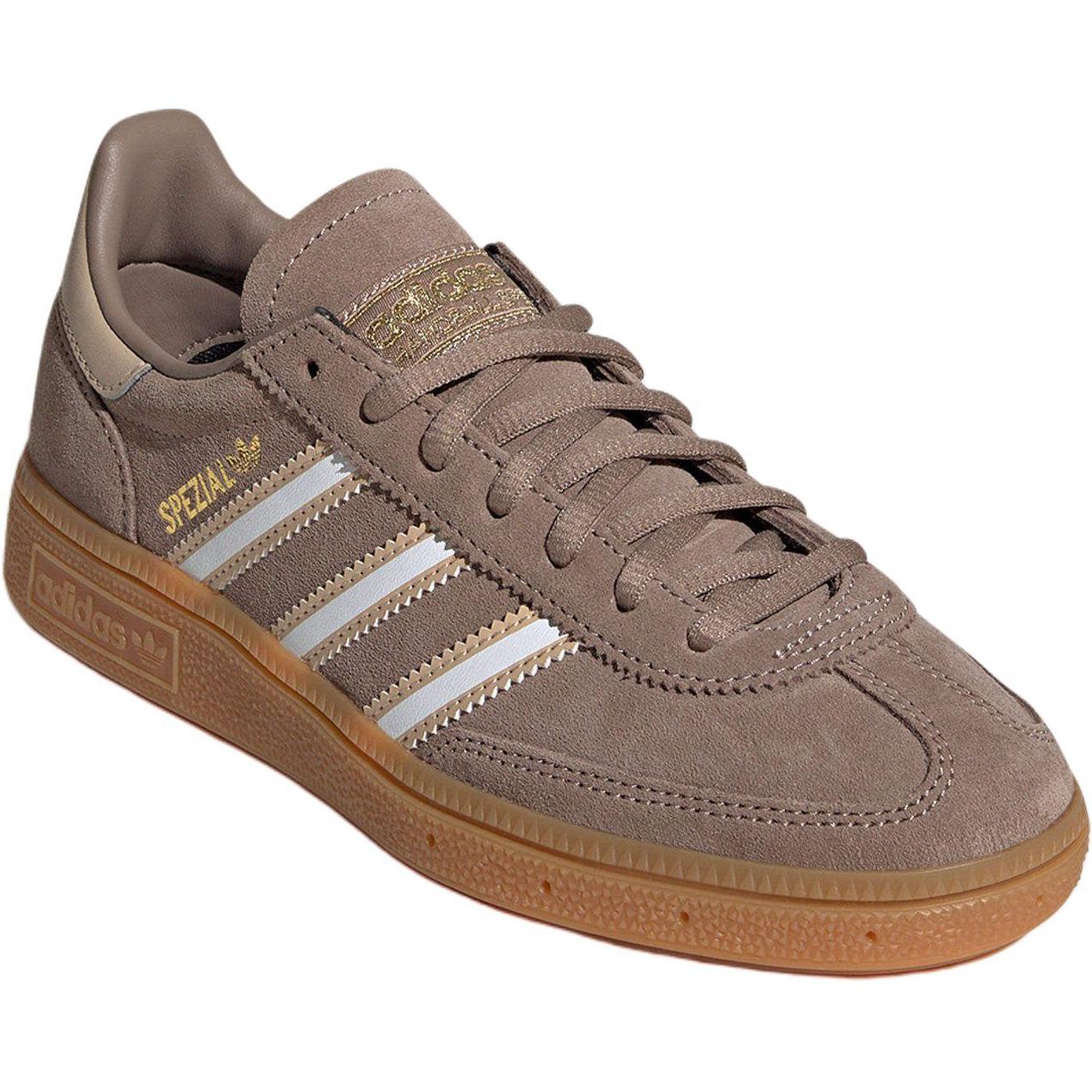 Adidas Originals Handball Spezial устойчивые к истиранию низкие детские скейтборд-кроссовки coffee brown — фото 4