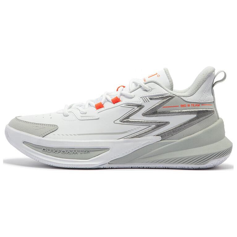

Баскетбольные кроссовки Big3 Team Basketball Shoes Men Low-Top White Gray 361°