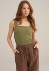 

Топ We Fashion, оливковый