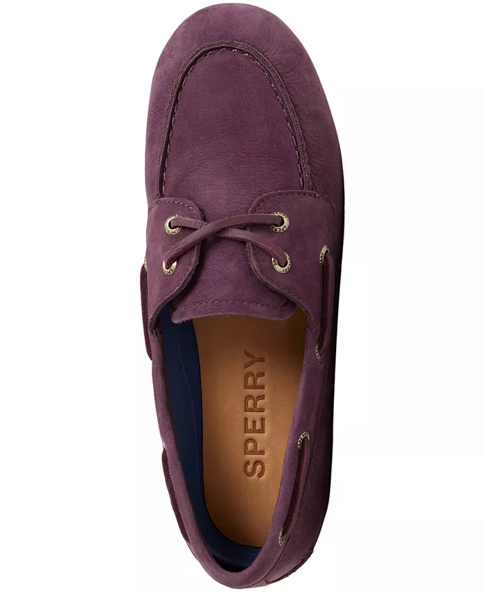 Женские узкие туфли-лодочки без застежек Sperry, фиолетовый — фото 4