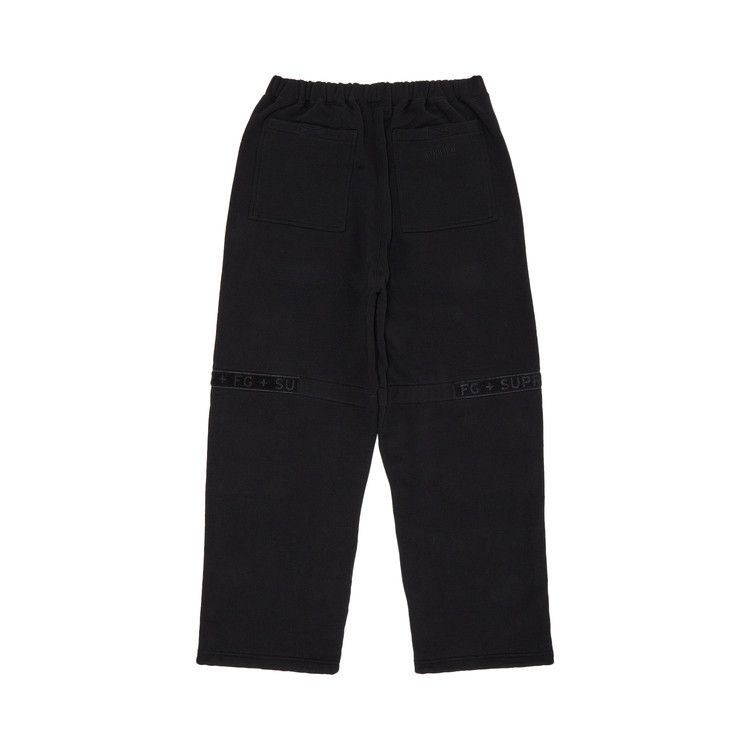Спортивные брюки Supreme x Martithé + François Girbaud Shuttle Tape Cargo Sweatpant, Black — фото 2