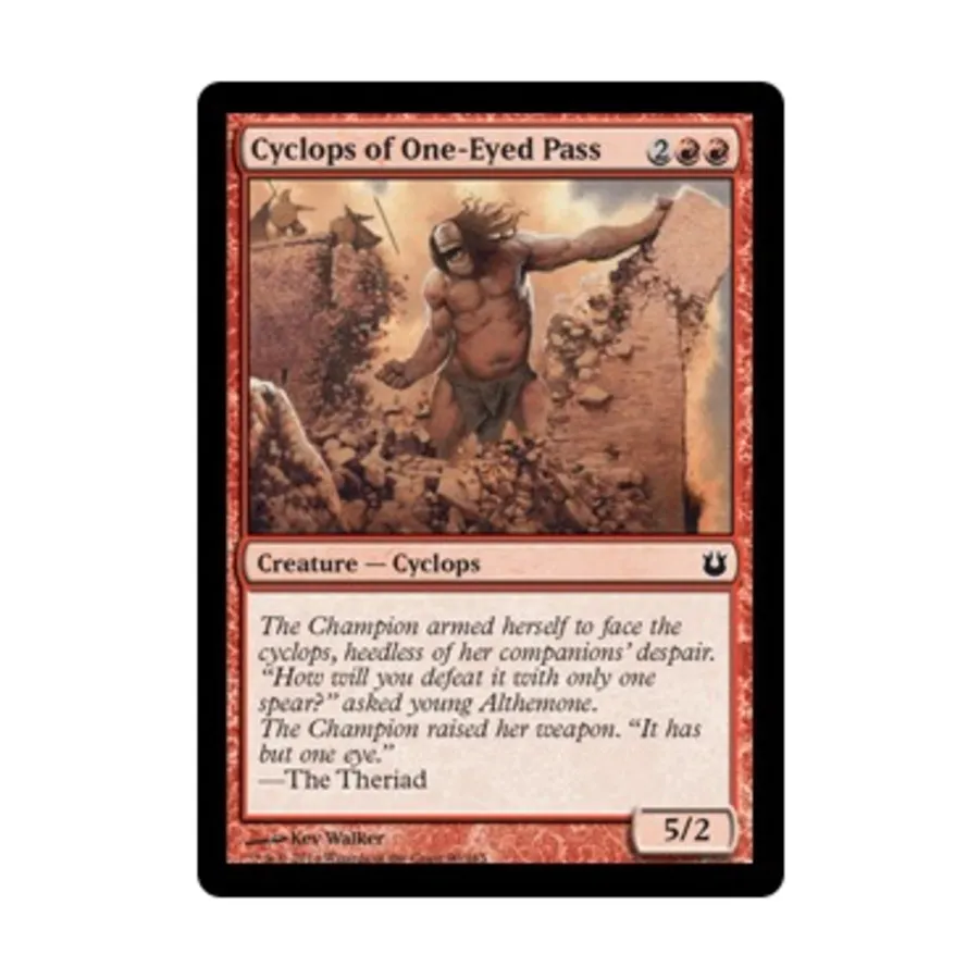 

CCG Циклоп Одноглазого перевала (С) (Фольга), MTG - Born of the Gods