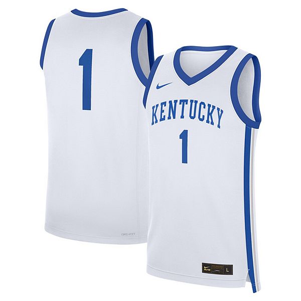 

Мужская белая реплика домашней футболки kentucky wildcats Nike