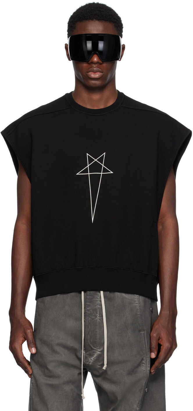 

Черная толстовка с пентаграммой Jumbo Tatlin Rick Owens DRKSHDW