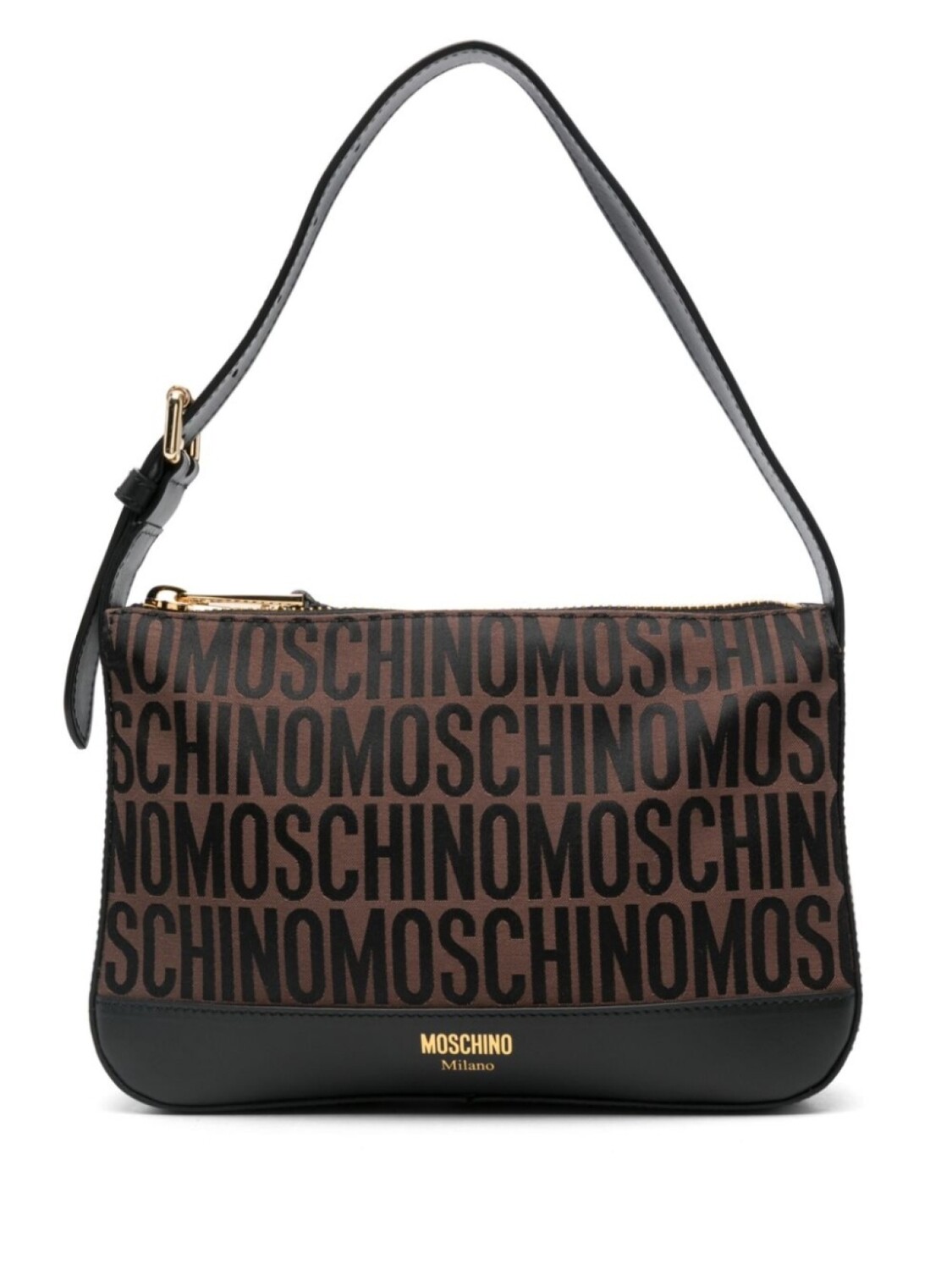 

Moschino сумка-тоут с жаккардовым логотипом, коричневый